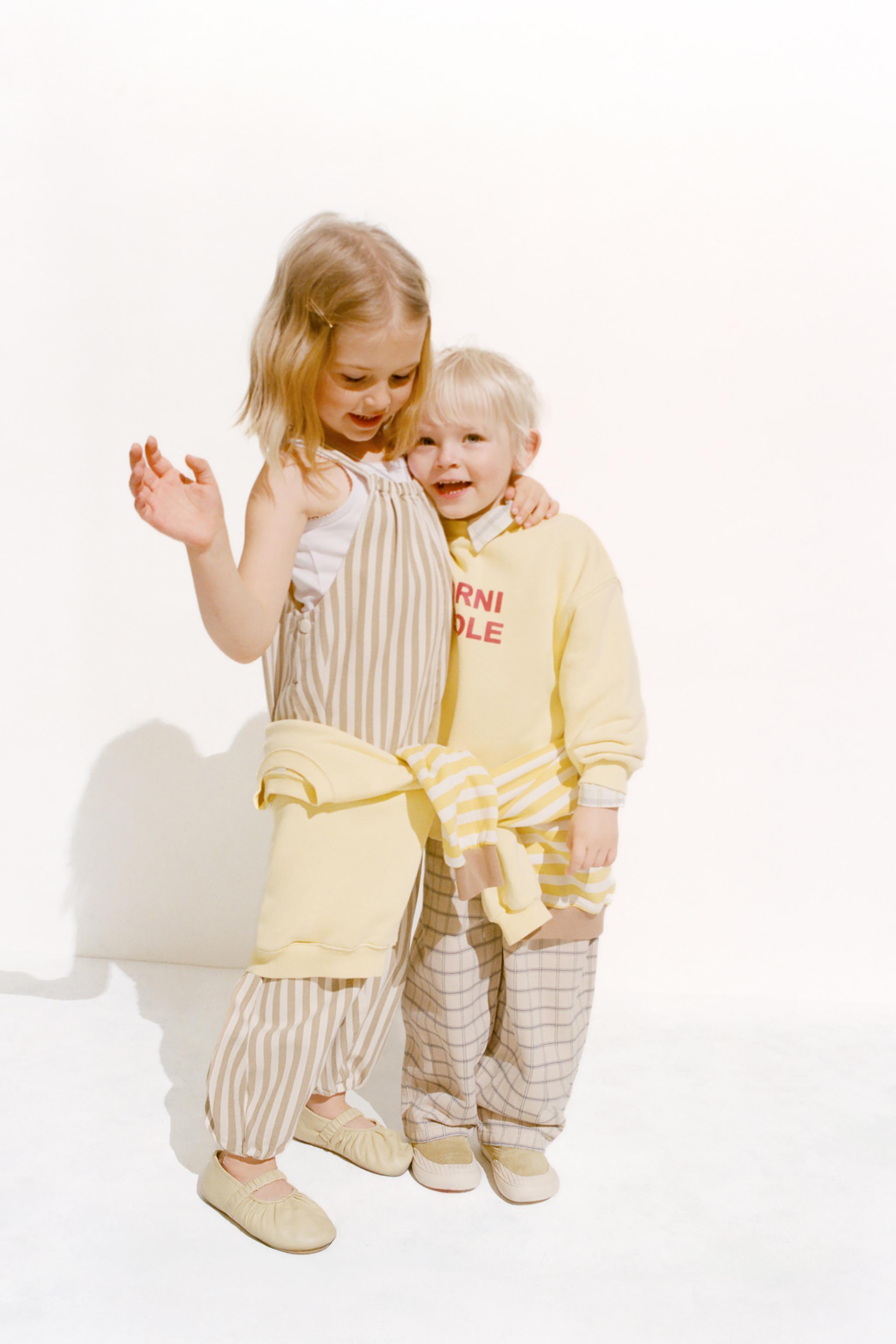 ZARA TIMELESS - LONG STRIPED OVERALLS